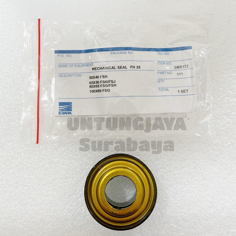 MECHANICAL SEAL EBARA ORIGINAL FH 25 / MECHANICAL SEAL EBARA ORIGINAL 50x40 FSHA // MECHANICAL SEAL 