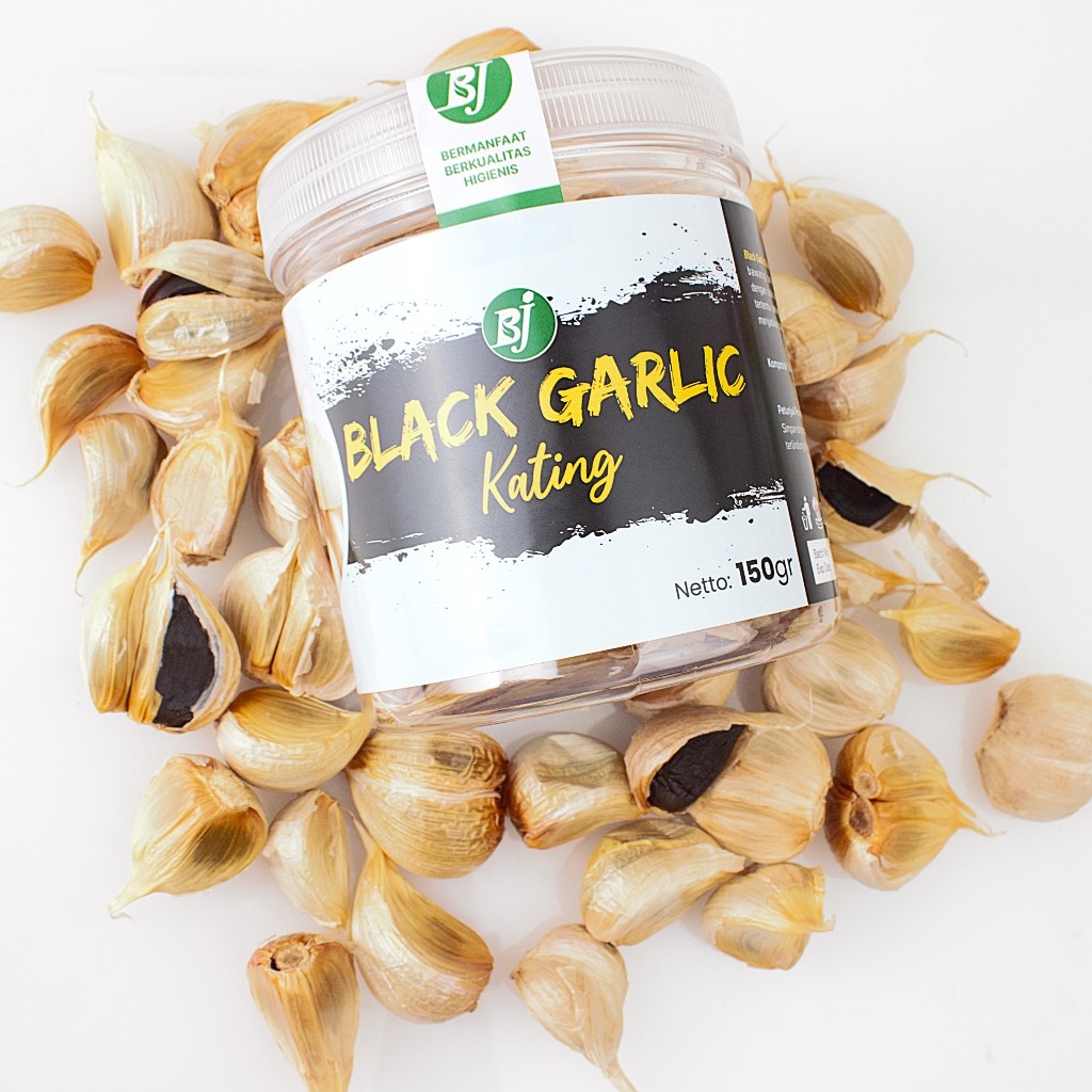 

Black Garlic Kating 150gr / Bawang Hitam Kating Premium Organik Asli Bawang Putih Kating Siung Fermentasi