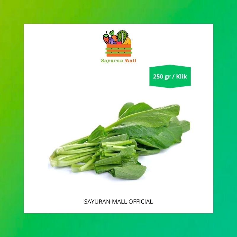 

250gr Sawi Manis Segar | Sayur Online | SAYURANMALL