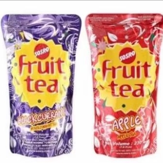 

Fruit tea Pouch 200ml apple & blackcurrent