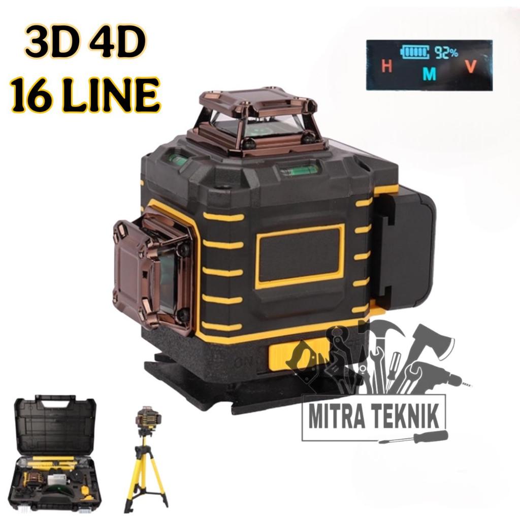Laser Level Bangunan Waterpass Laser Keramik Laser Level Leveling 4d 16 line Digital Meteran Laser L