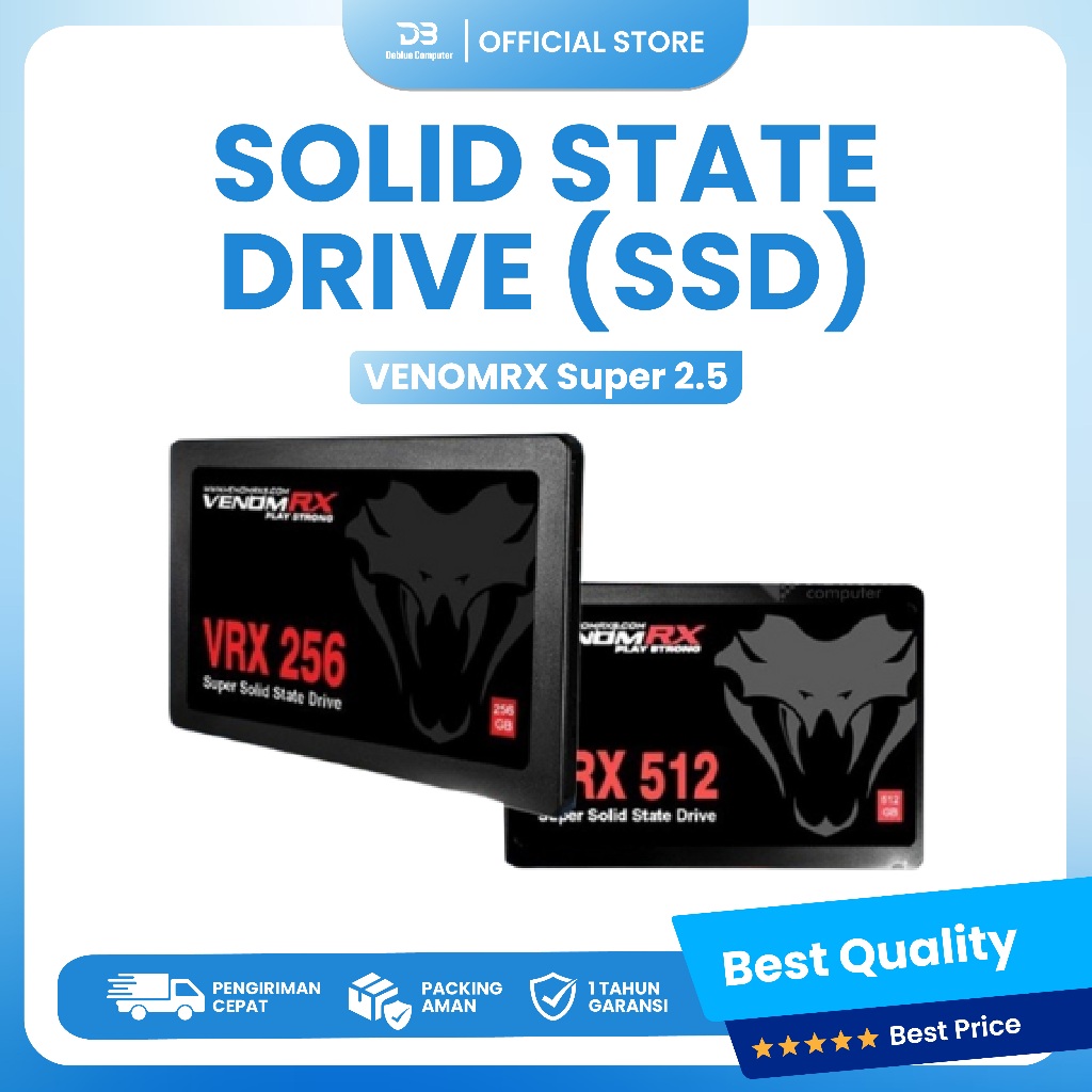 SSD Internal SATA III VenomRx Super 2,5" SATA III SSD / SSD PC 28GB / 240GB / 256GB / 512GB