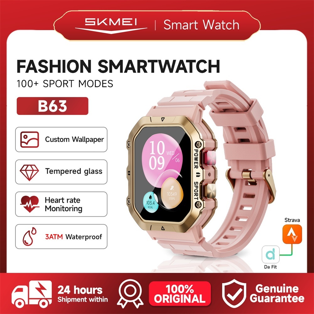 Skmei jam tangan wanita  smart watch olahraga anti air 1atm jam android sport touch screen jam tanga
