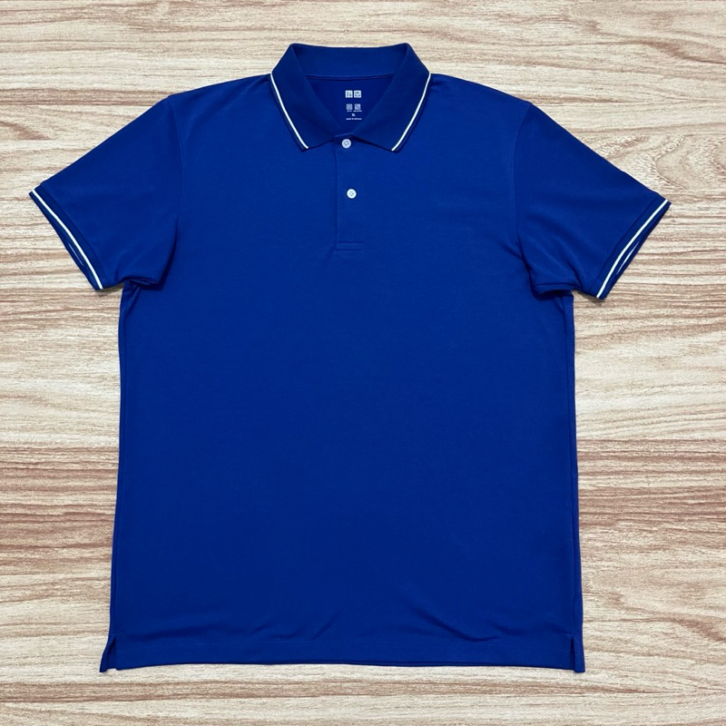Polo Shirt UNIQLO Odor Control Electric Blue (XL)