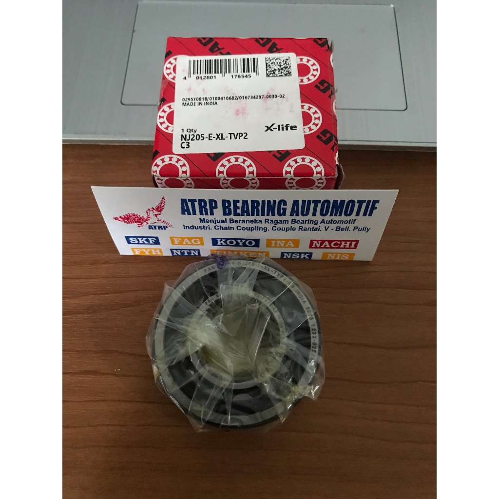 CYLINDRICAL ROLLER BEARING NJ 205 E TVP2 C3 FAG ORIGINAL 25X52X15
