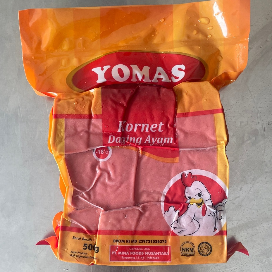 

Yomas Kornet Ayam 500gr Isi 24pcs