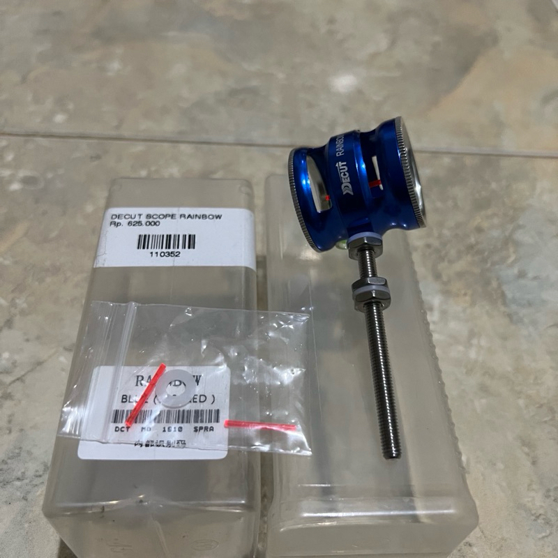 scope compound bow decut rainbow blue 8x