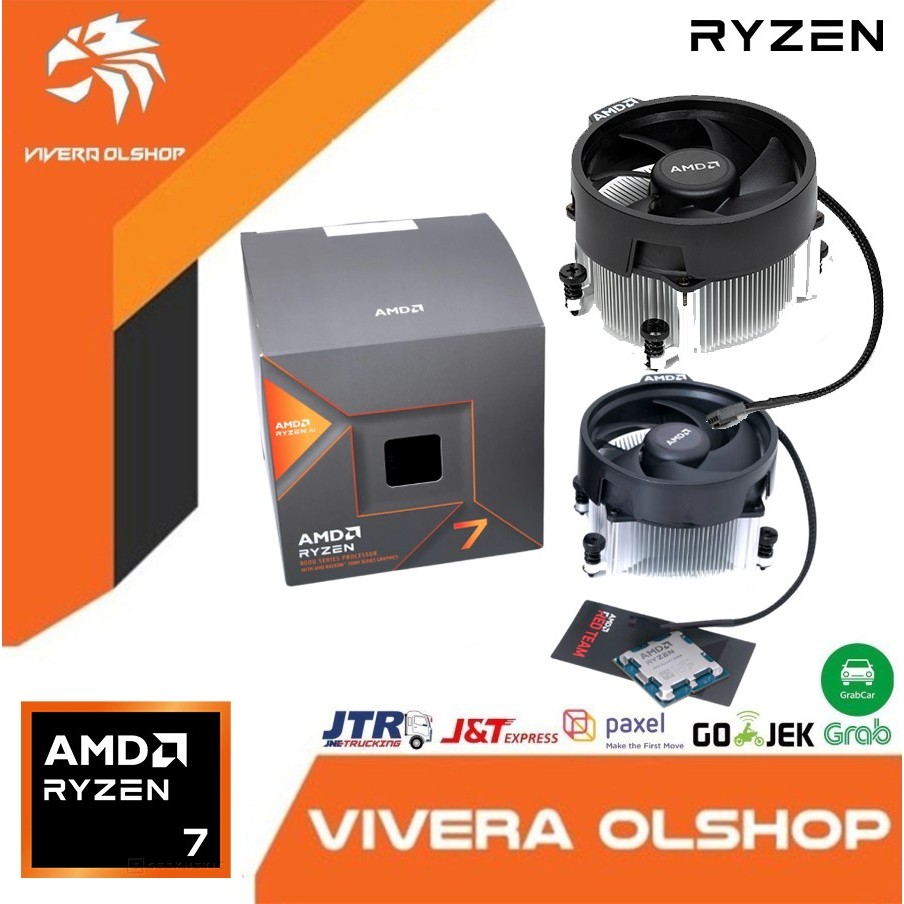 FAN AMD RYZEN - FAN ORI AMD RYZEN - FAN AMD RYZEN 7 ORIGINAL + BOX RYZEN 7 8700G