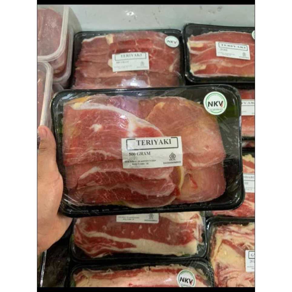 

Beef Slice teriyaki 500 Gr