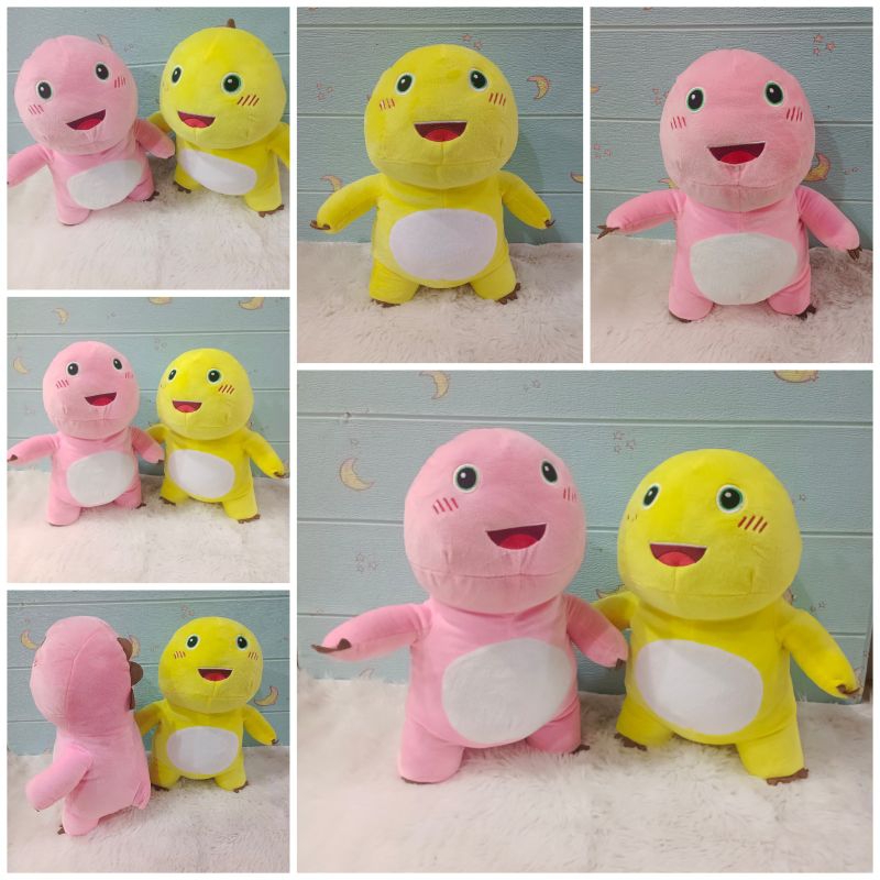 Boneka dino kuning nailong boneka lucu nailong boneka dino