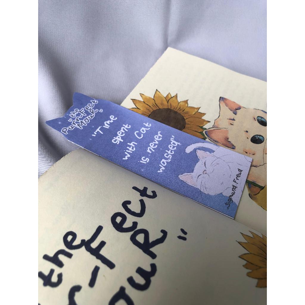 

Pembatas Buku/Bookmark Desain Kucing [FIEZORA]