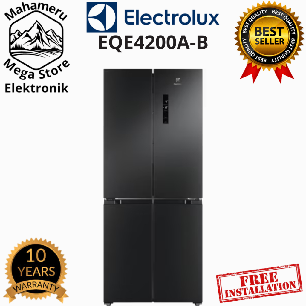 Electrolux Kulkas 4 Pintu 457L EQE4200A-B