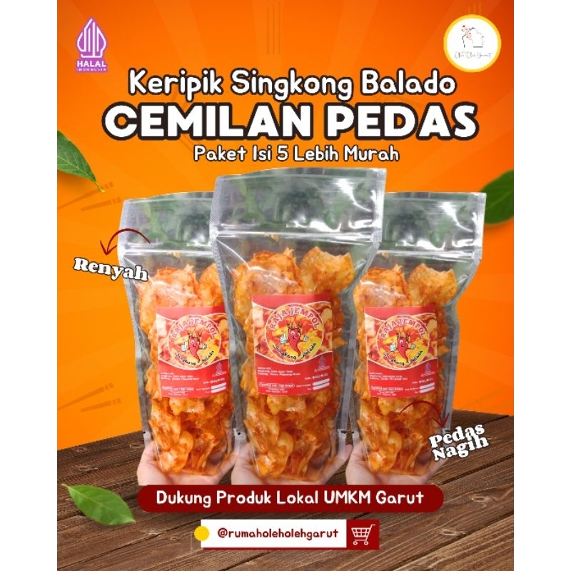 

Keripik Singkong Balado Super Pedas | Cemilan Pedas | Renyah Gurih Khas Garut | Jajanan Jadul | Jajanan Viral!