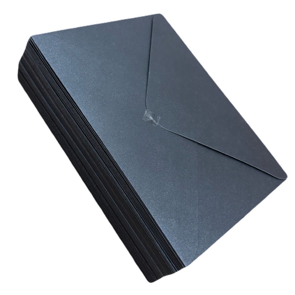 

ABC Amplop Undangan Hitam Jasmine 16x22 cm Invitation Envelope Amplop Hitam