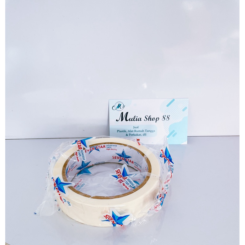 

Masking Tape / Lakban Solasi Kertas 24 mm 1 inch LYS