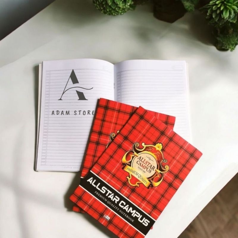 

Buku Tulis ALFA ALLSTAR campus uk Boxy besar 50 lembar ( perpack isi 10 buku )