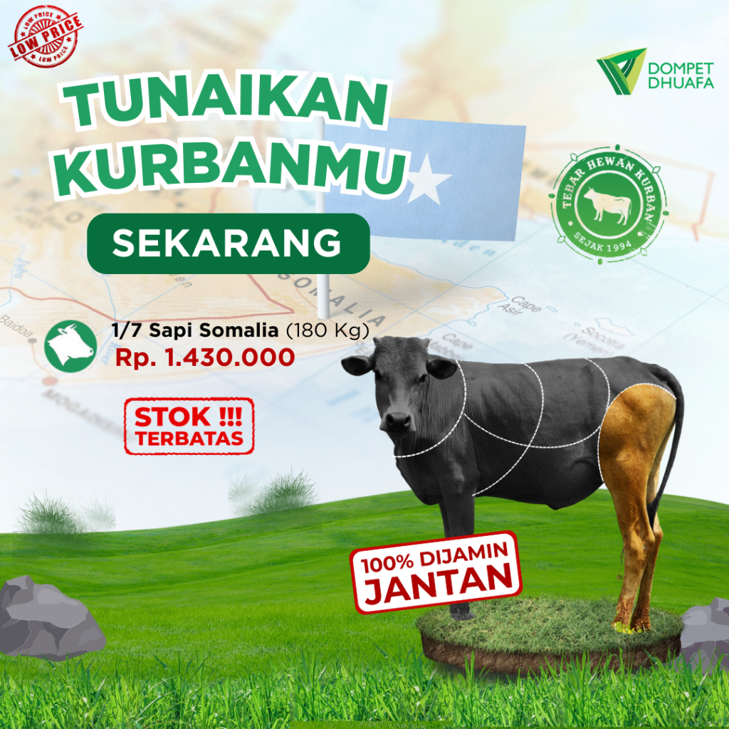 

QURBAN 1/7 SAPI SOMALIA - DOMPET DHUAFA