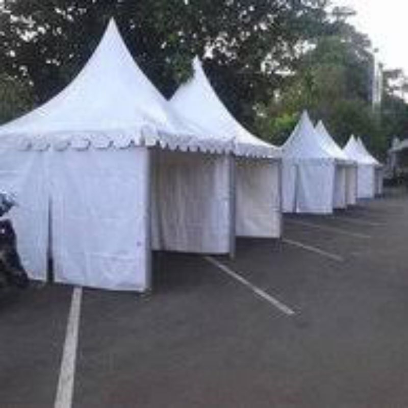 Atap tenda sarnafil ukuran 3x3m kerucut