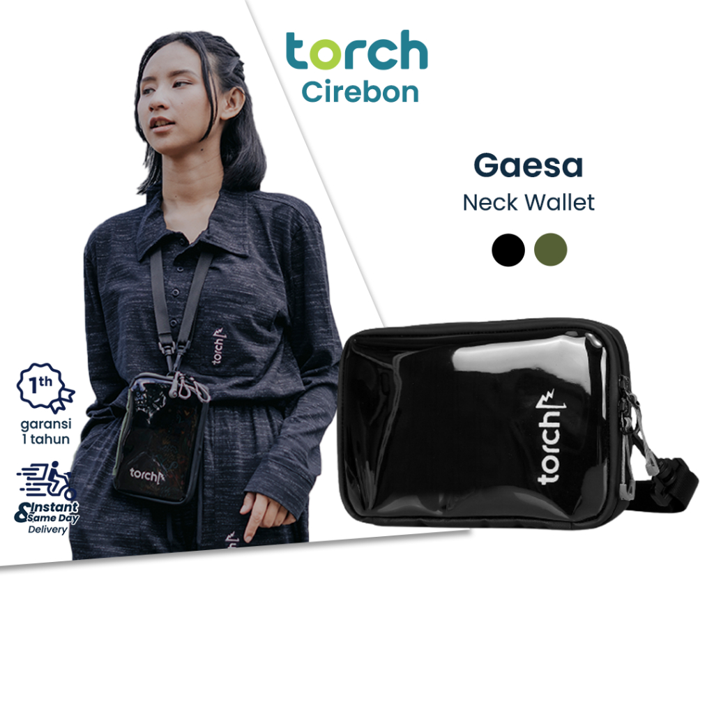 TORCH Gaesa 3 in 1 Hanging Dompet Neck Wallet Tas Selempang