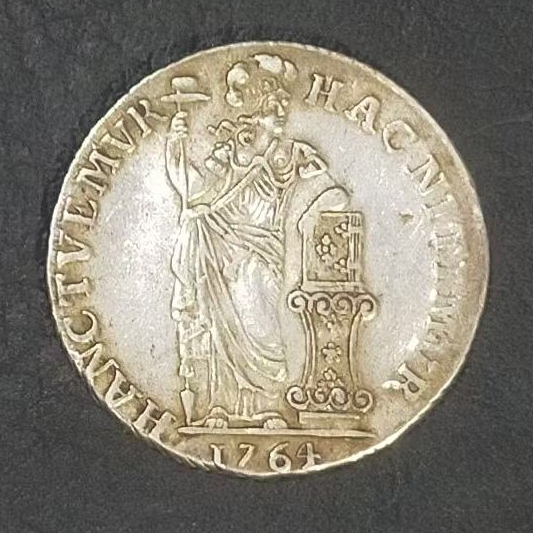 KOIN KUNO || KOIN PERAK || SILVER COIN 1G STANDING PALLAS TAHUN 1764