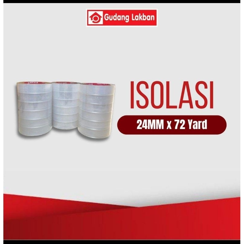 

ISOLASI 24MM X 72 YARD (ISI 6 PCS)