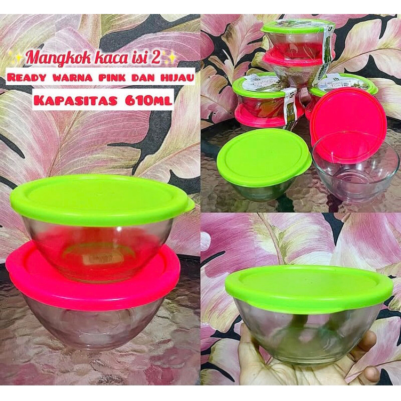 Mangkok Kaca isi 2