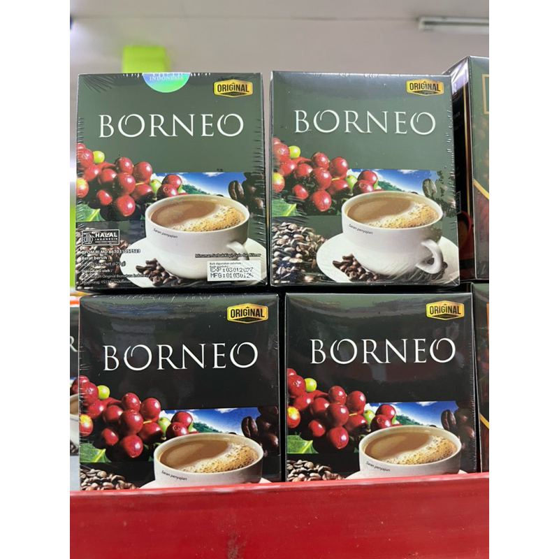 

Kopi Borneo Premium Blend Coffee 1 box isi 5 sachet