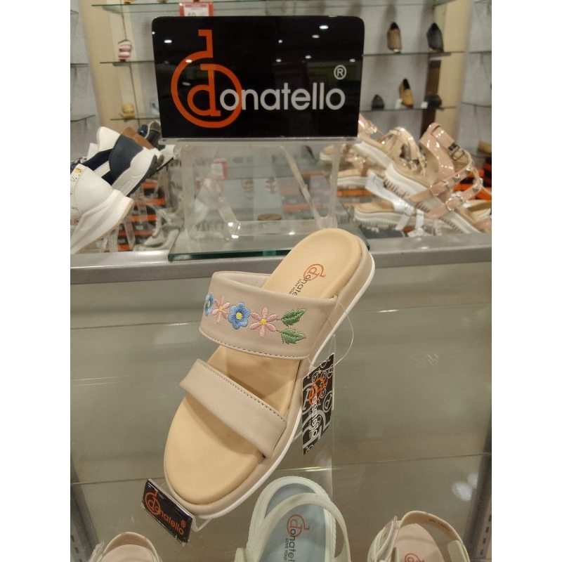 Sandal sepatu anak wanita donatello ivory
