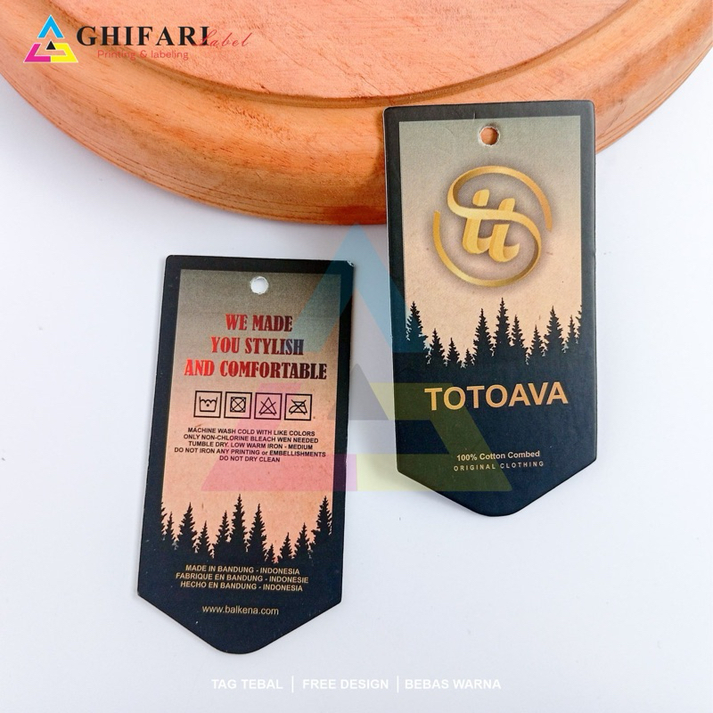 

Hang tag custom / Hang Tag idul fitri / hang tag Premium / hangtag tebal 700grm / hangtg baju