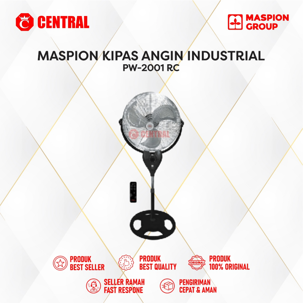 KIPAS ANGIN MASPION PW-2001RC / PW 2001 RC / PW2001RC