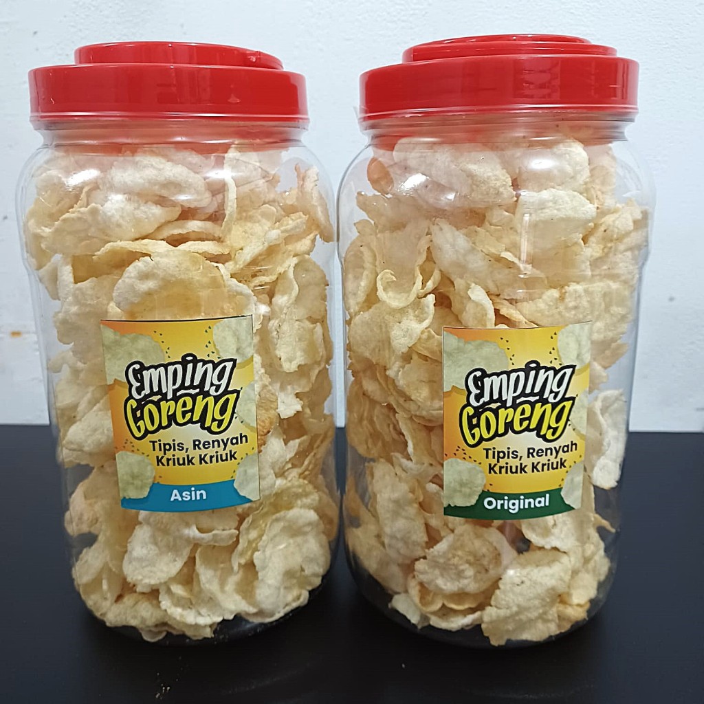 

Emping Belinjo Goreng Toples 2 liter dan 3 liter