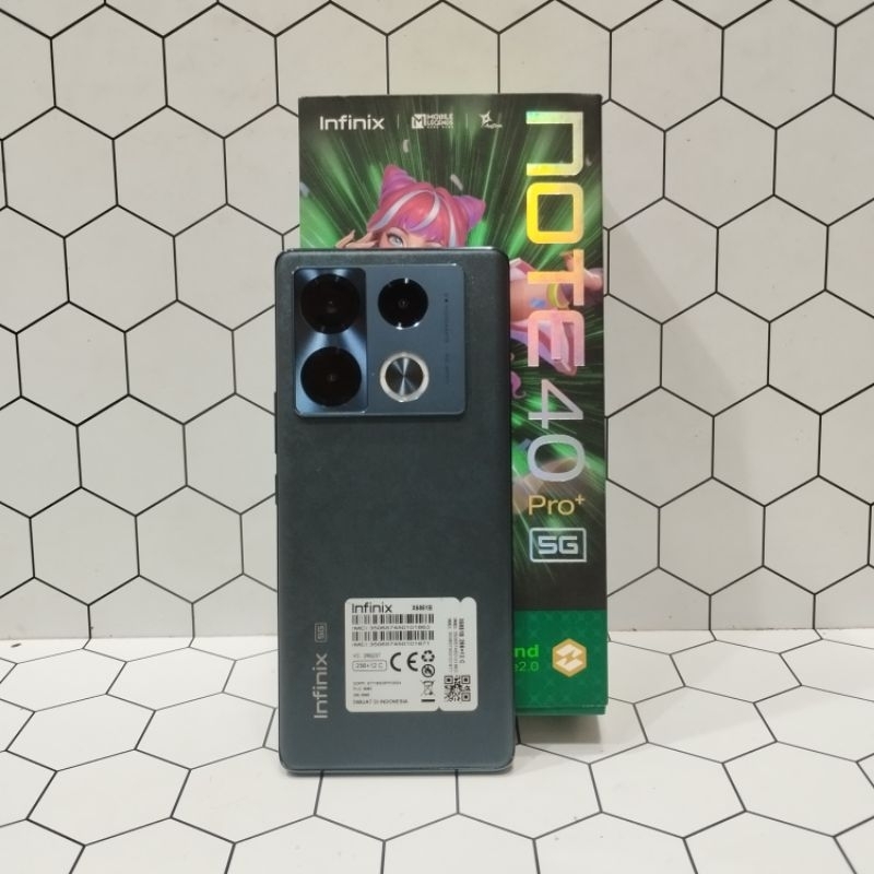 Infinix Note 40 Pro Plus 5G 12/256GB Hp Second Fullset Original Bergaransi