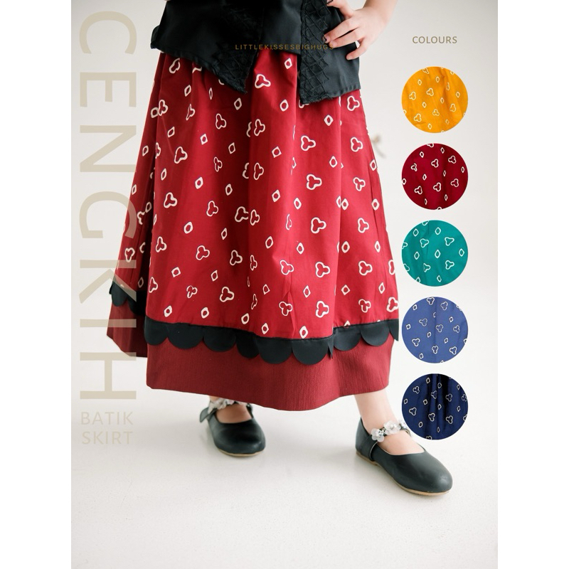 Littlekisses: Cengkih Batik Skirt (Rok Anak 2-12 Tahun)