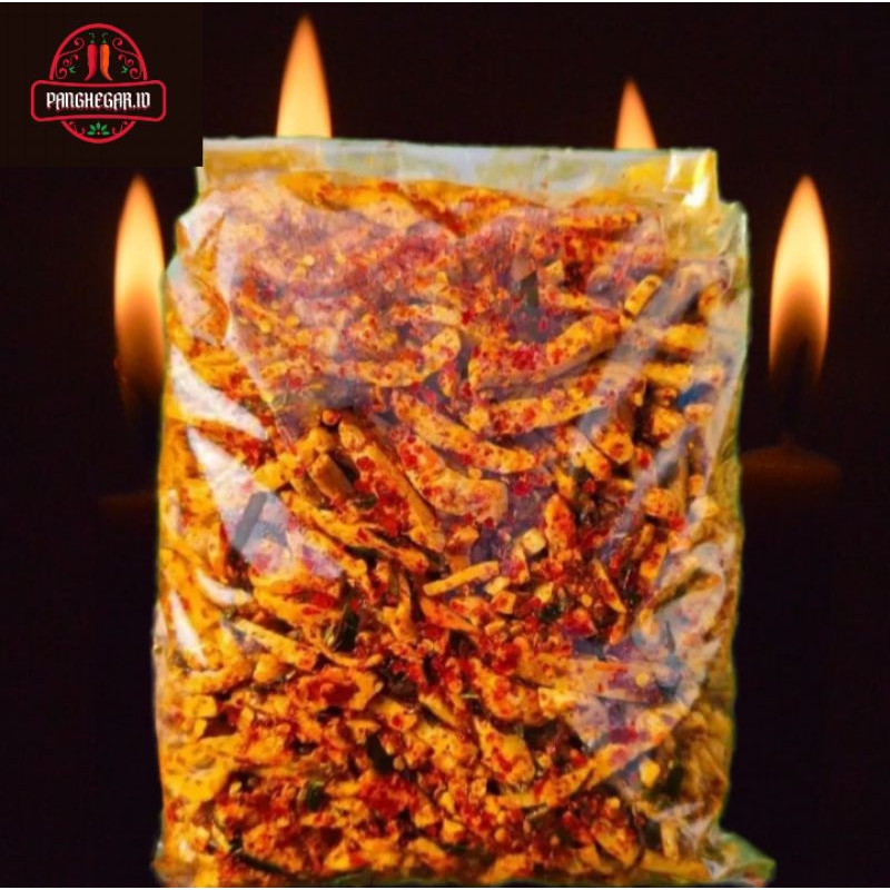 

Basreng viral 1kg Pedas extra bumbu daun jeruk melimpah