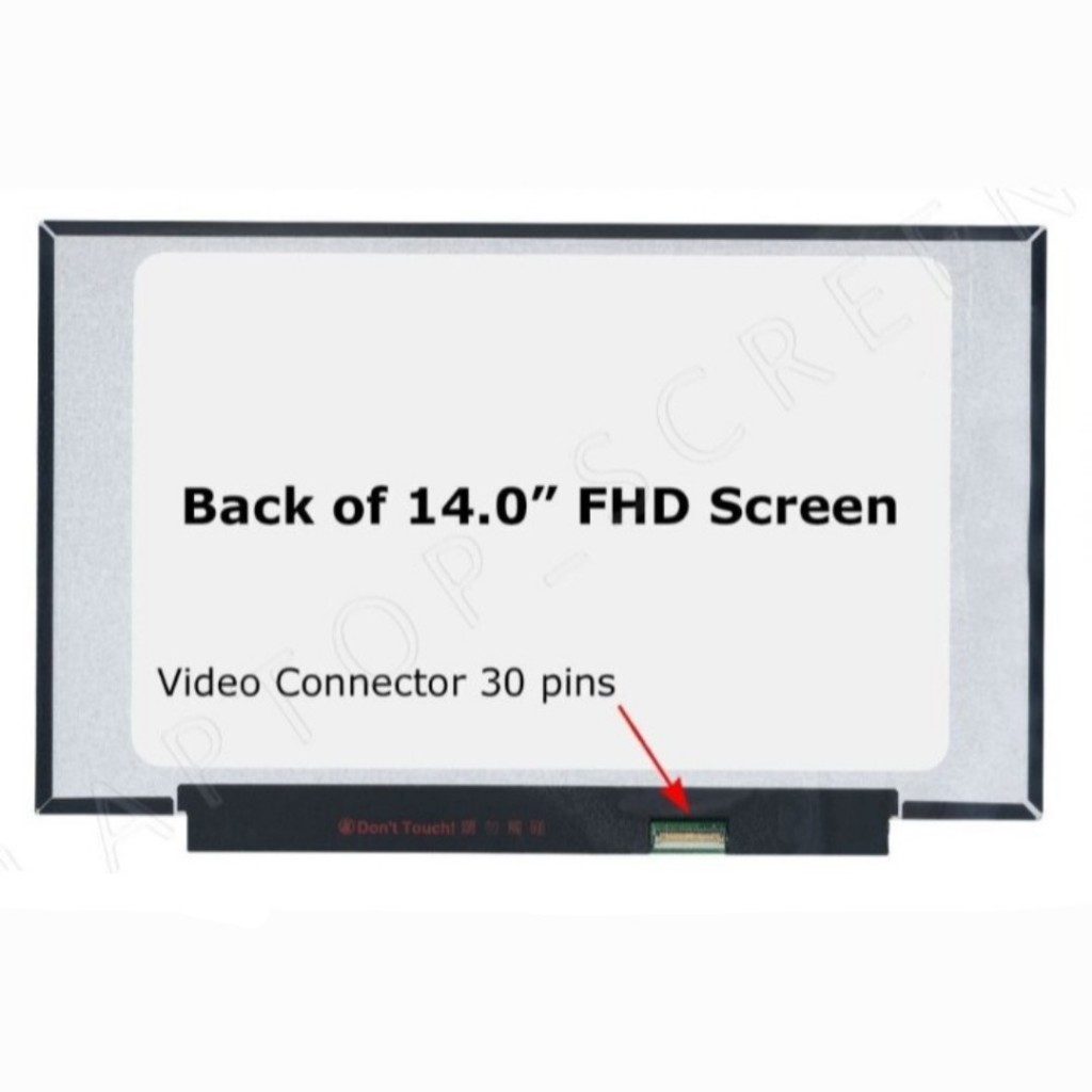 Layar LED LCD Laptop Dell Vostro 14 3000 LM140LF2L 14.0 Inch 30 Pin Full HD