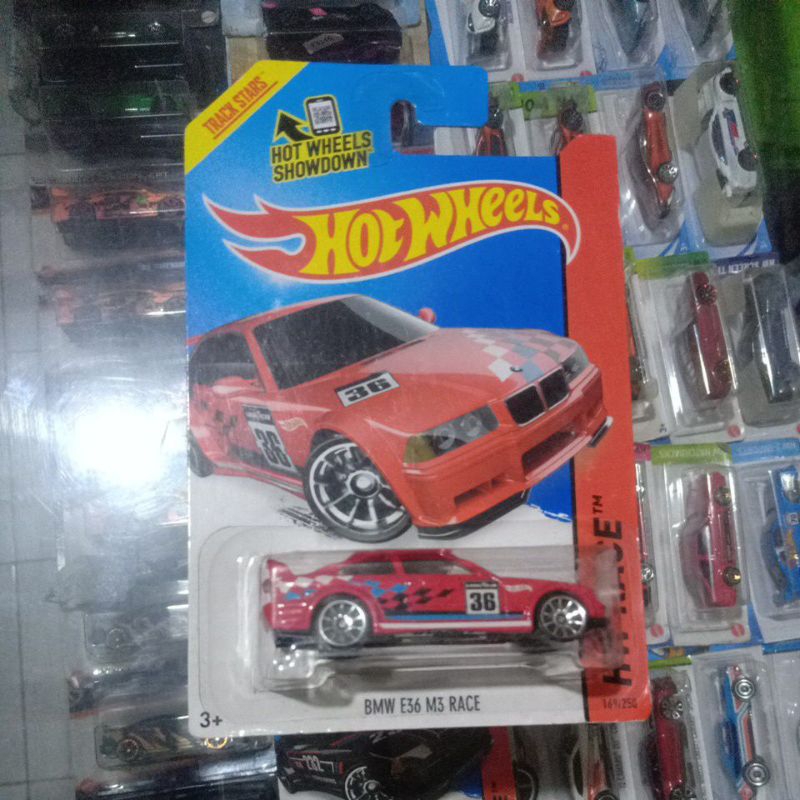hot wheels bmw e36 M3 race red