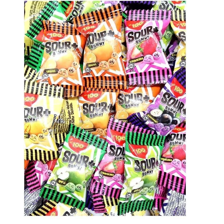 LOT 100 SOUR++ GUMMY 95G HALAL PERMEN IMPOR