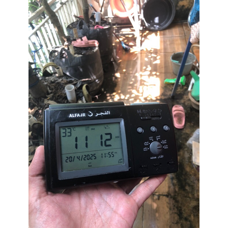 jam meja alfajr ct01 v11 original al fajr adzan alarm azan