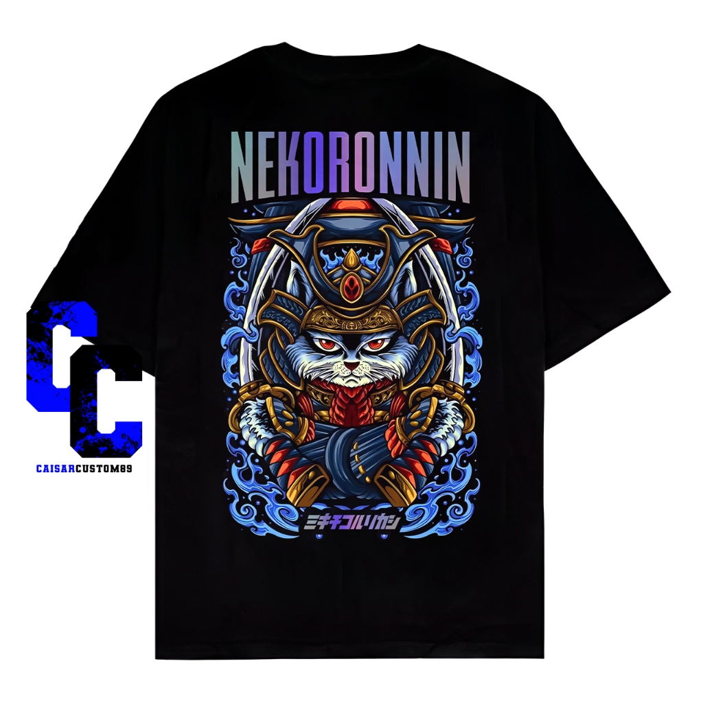 Kaos Baju Distro Spesial Bundling Super Kece Nekoronnin V.2 Ngab.LTD Unisex Pria Wanita Cotton Combe