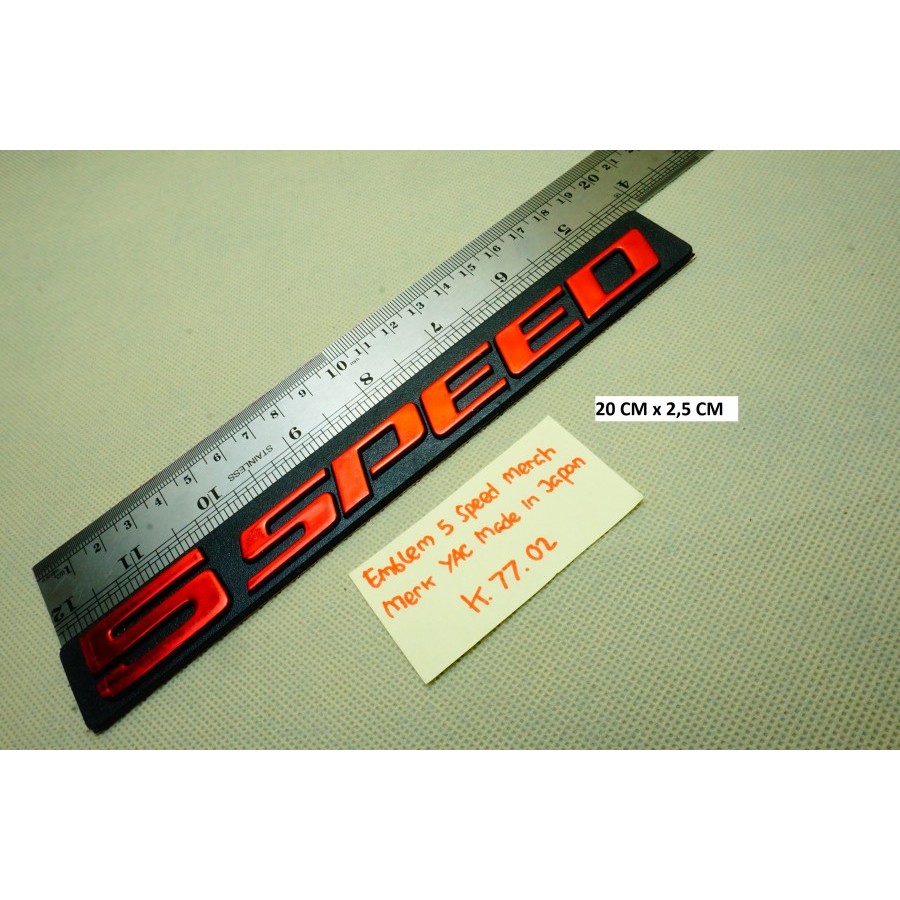 EMBLEM 5 SPEED UNIVERSAL - JAPAN - MERAH