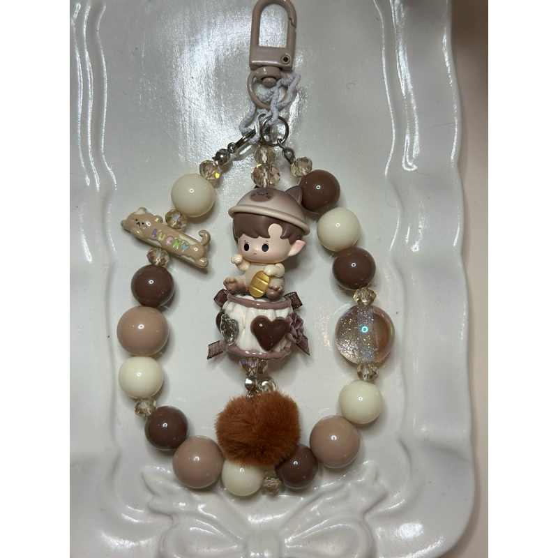 STRAP PHONE/ PHONE CHARM/BAG CHARM LUCKY CAT POPBEAN [ORIGINAL POPMART]