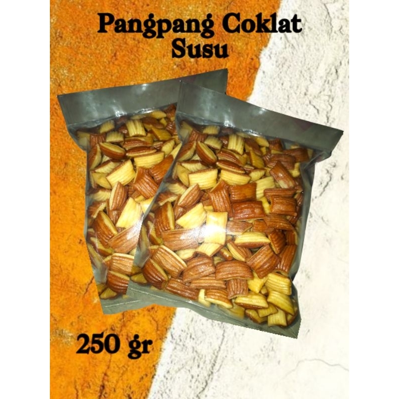 

Makanan Ringan Pangpang Coklat Susu Jajanan Manis 250 gr