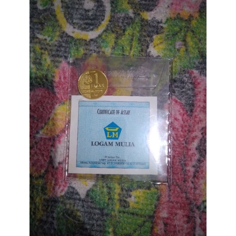 Dinar Tanjung Pura sertifikat Antam
