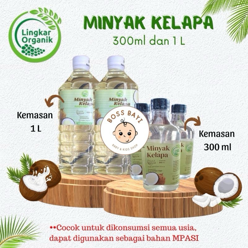 

LINGKAR ORGANIK - Minyak Kelapa 300ML / 1 LITER
