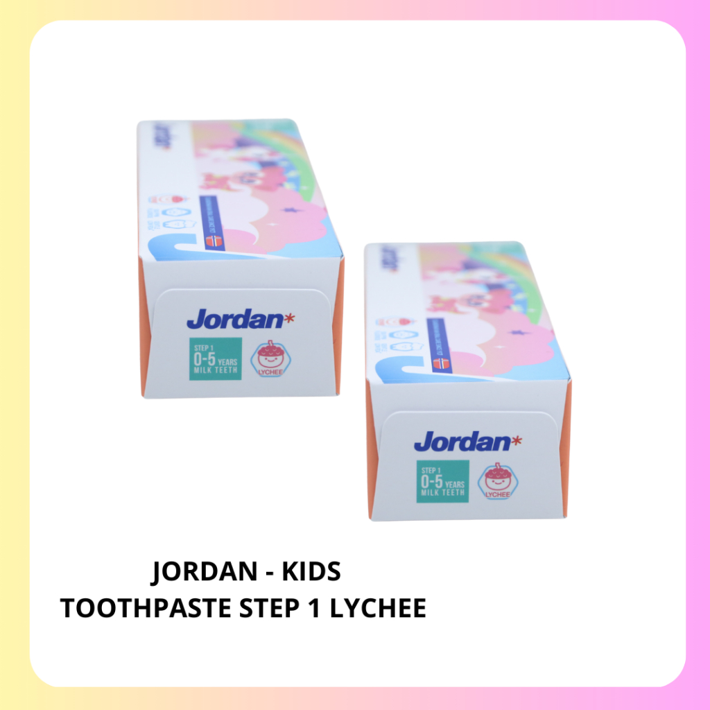Jordan Kids Toothpaste Step 1 Lychee