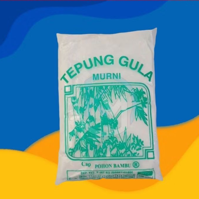 

TEPUNG GULA MURNI TEPUNG GULA CAP POHON BAMBU KEMASAN 500GR
