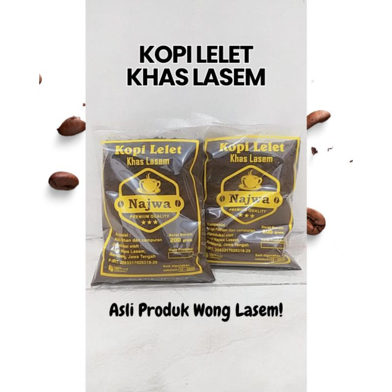 

KOPI NAJWA 200GR/KOPI LELET NAJWA/KOPI LELET LASEM/KOPI LELET ASLI LASEM