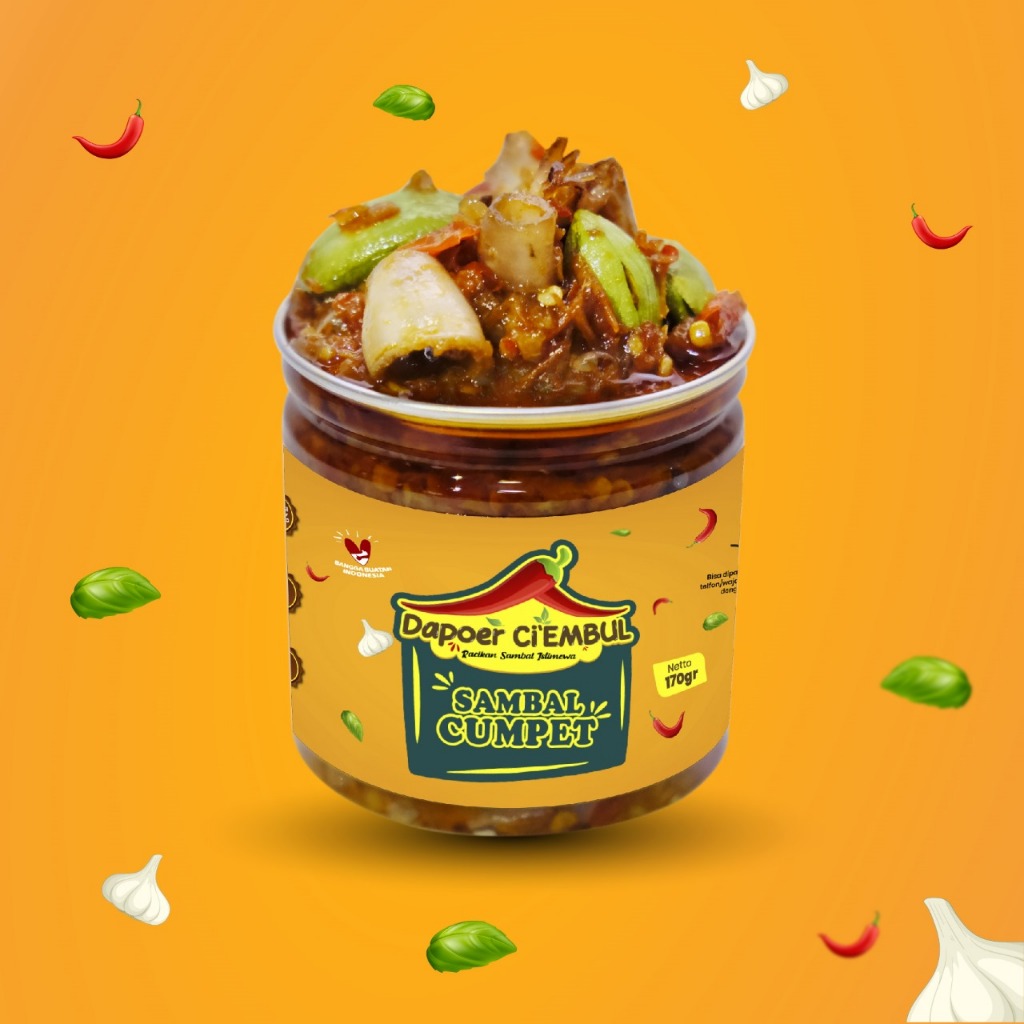 

Dapoer Ci'Embul - Sambal CUMPET- 170 Gr - Sambal Cumi Petai Kemasan