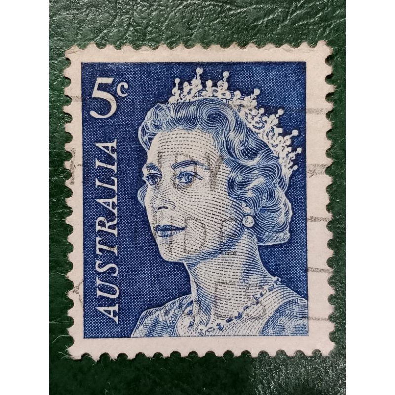 

Prangko Australia 5 Cents Queen Elizabeth II Tahun 1967 USED