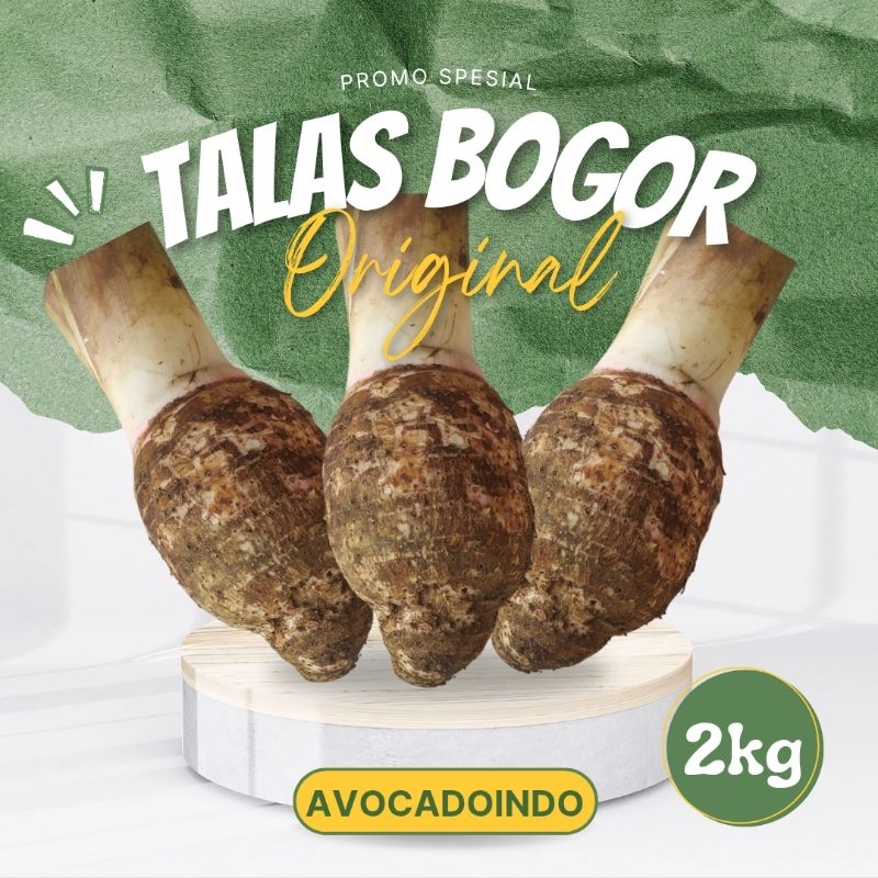 

Talas Bogor Original 1-2-3Kg Oleh oleh khas Bogor dikirim tanpa Pelepah